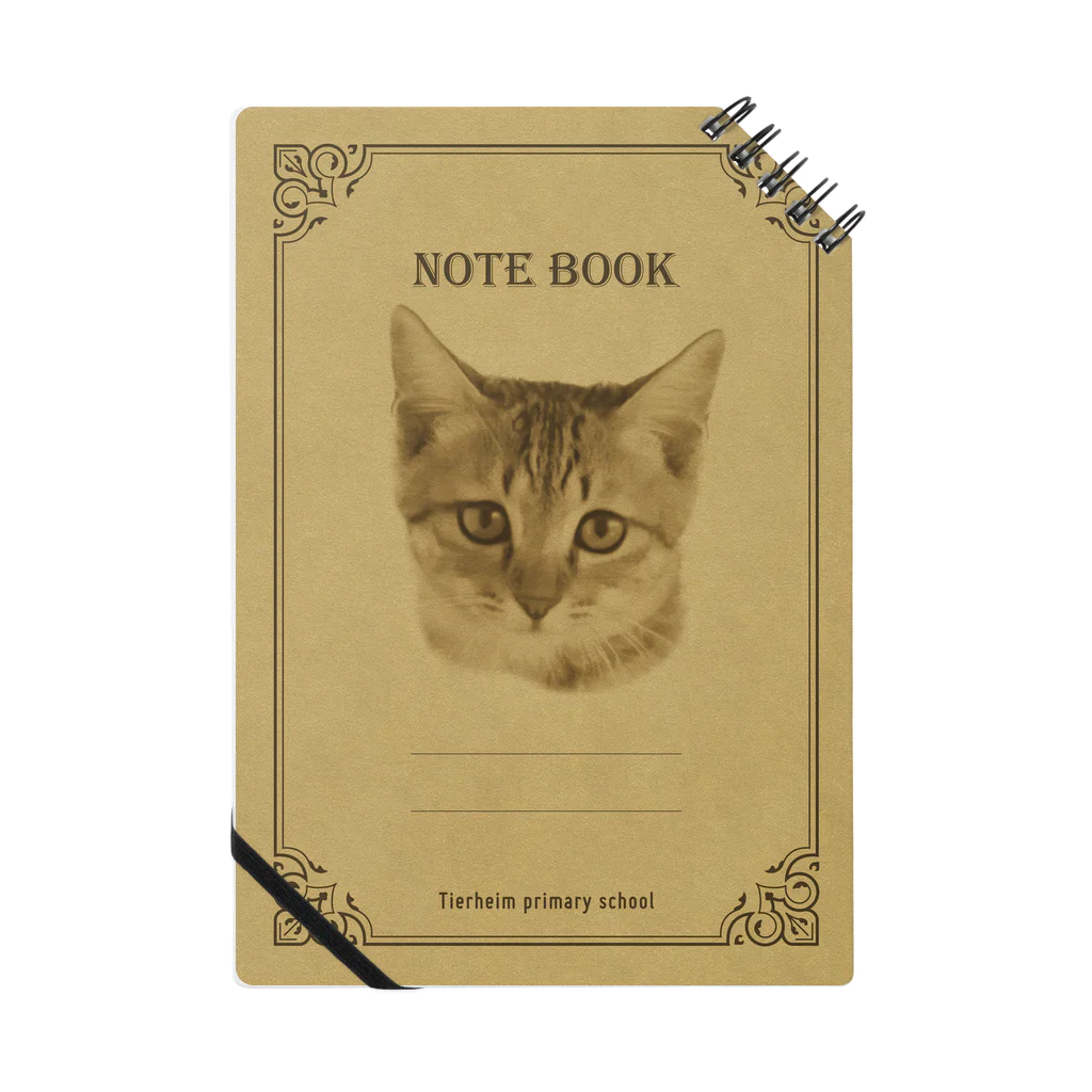 保護ねこ施設 ティアハイム小学校の【保護ねこ寄付型商品】ふたばちゃん Notebook