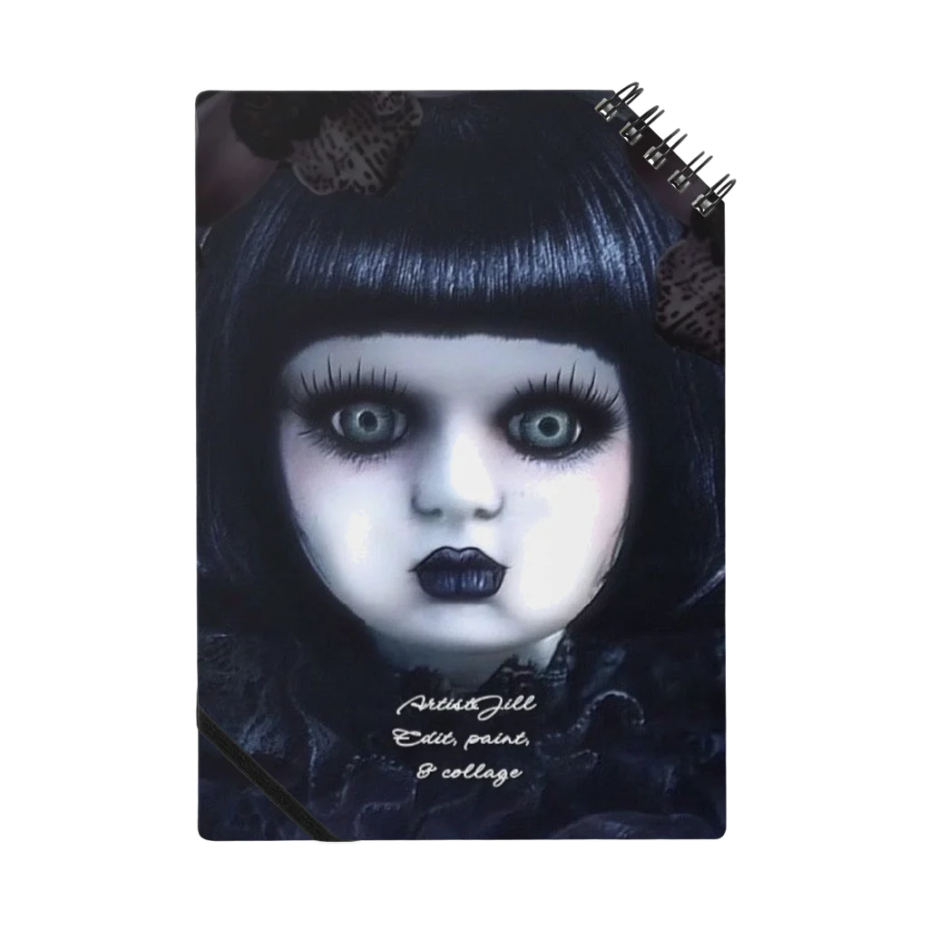 【ホラー専門店】ジルショップのDark Doll (正方形) ノート