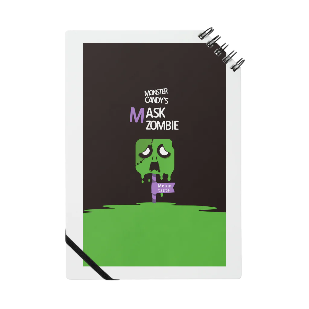 JUICY BONESのMASK ZOMBIE Notebook