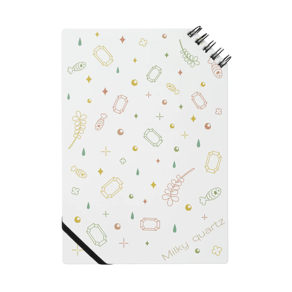 Drecome_DesignのMilky quartz Notebook