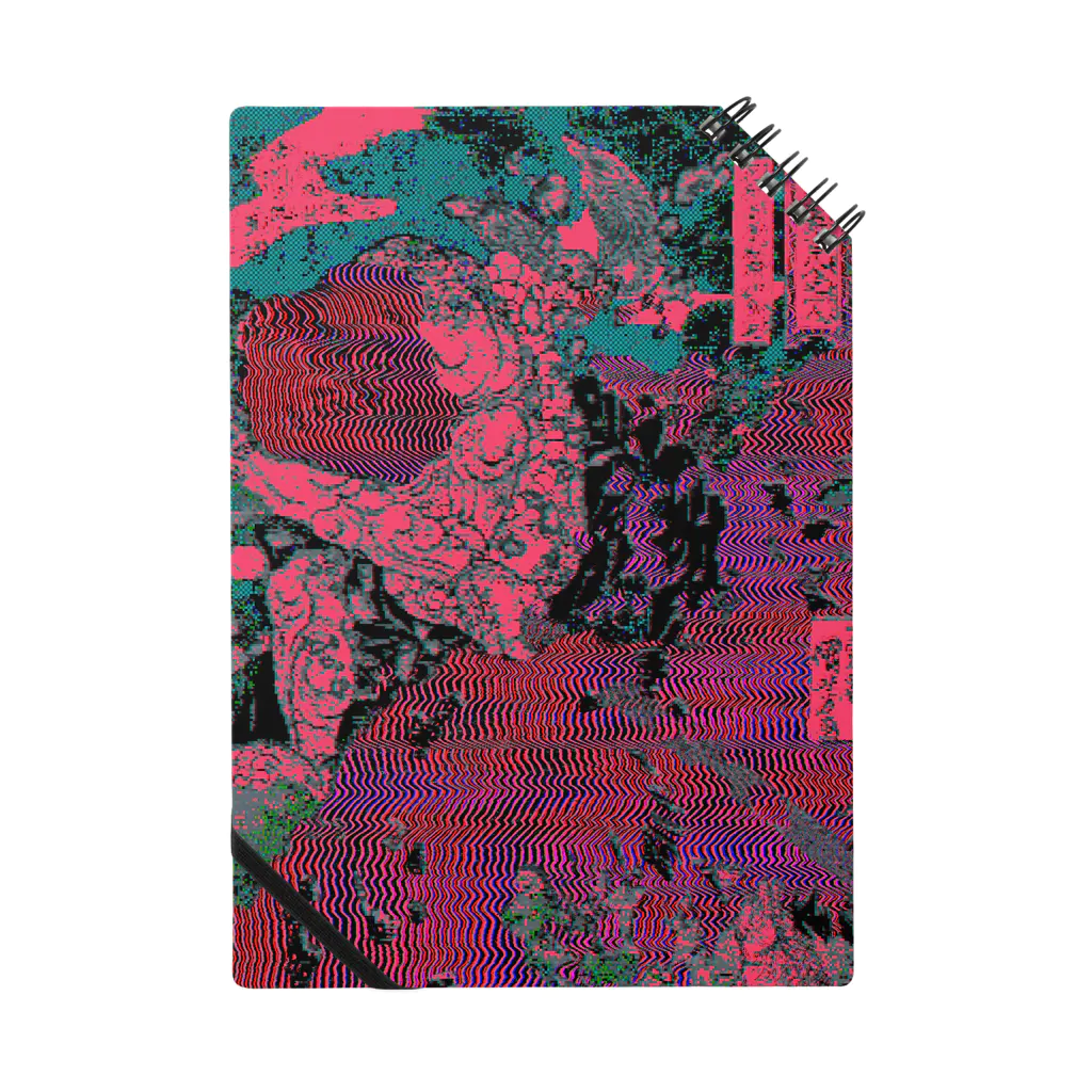 KIKI DOURAKUのGLITCH-武者UKIYOE Notebook