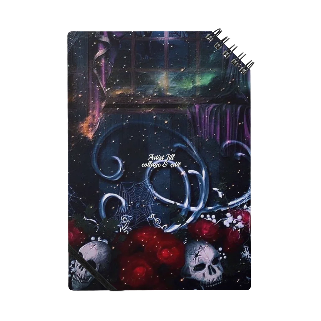 【ホラー専門店】ジルショップの(縦長)Dark Gothic Notebook