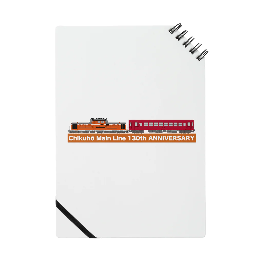 【公式】JR九州（筑豊篠栗鉄道事業部）オリジナルグッズのDD51✕50系客車ロゴ Notebook