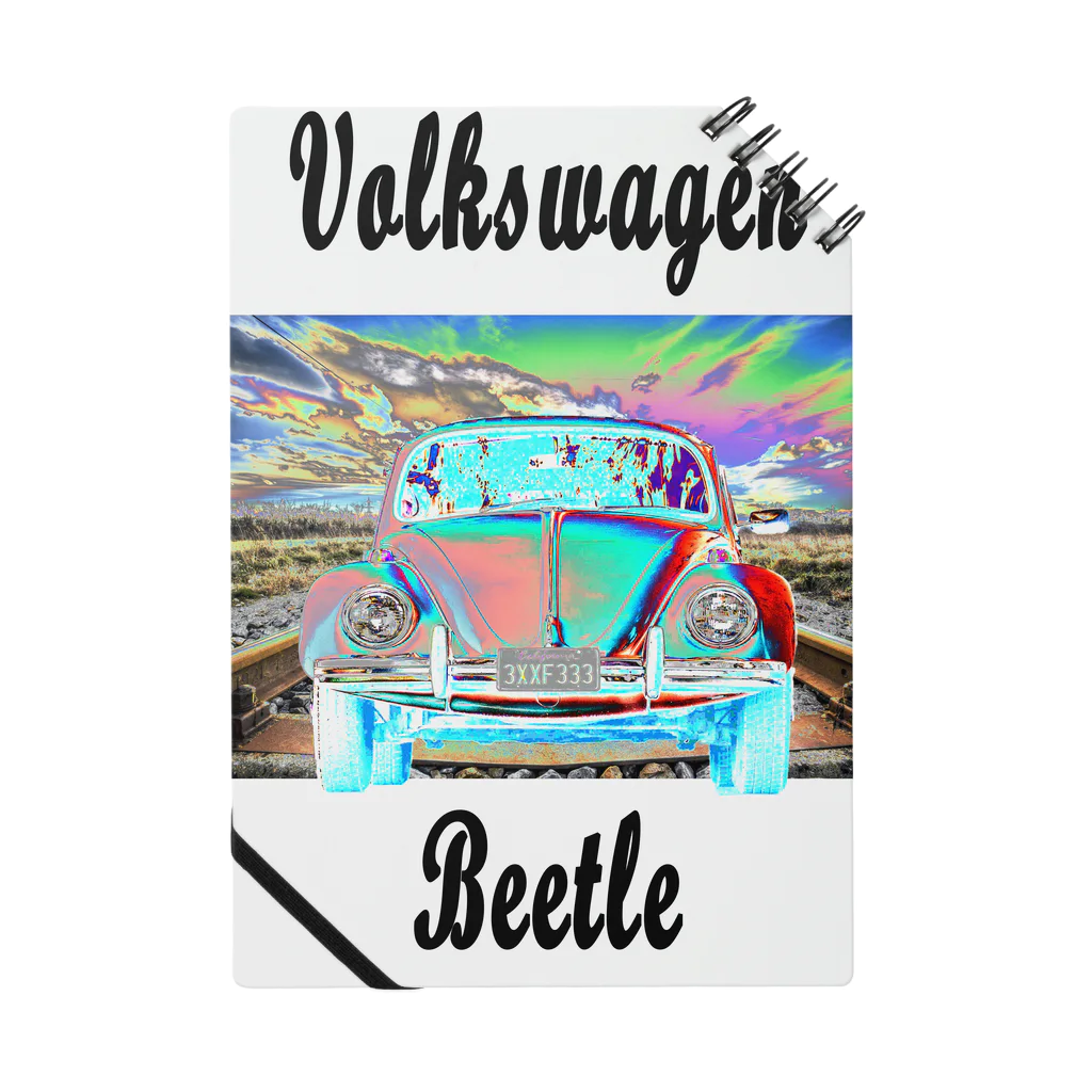 PALA's SHOP　cool、シュール、古風、和風、のVolkswagen Beetle Notebook