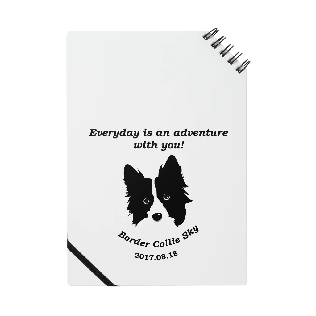 Bordercollie StreetのLucky Sky Notebook