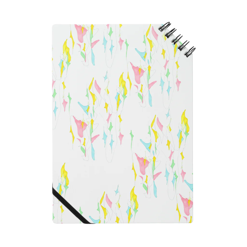 志帆 Shiho (Willsail art&design)の天の川glitter Notebook