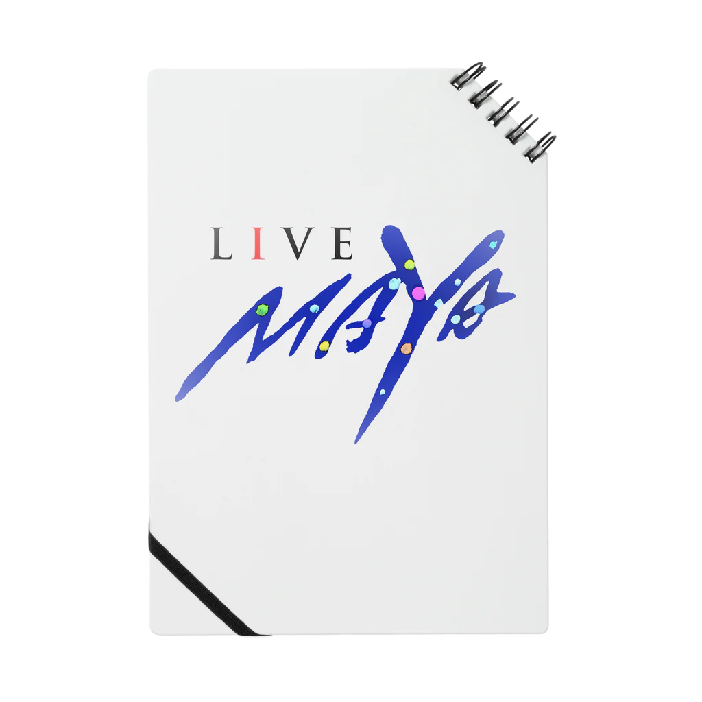 MAYA倶楽部公式グッズ販売のLIVE MAYA Notebook