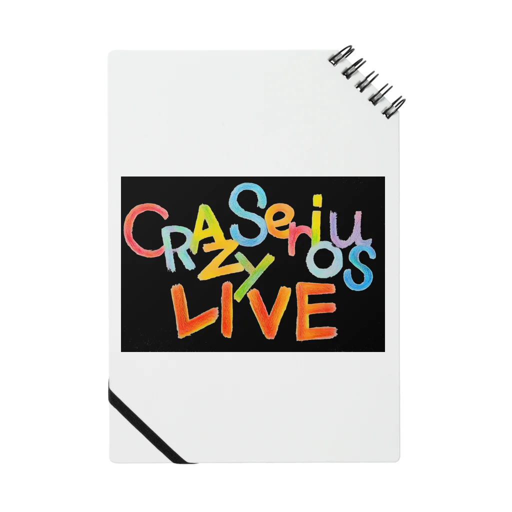 TSUBAMAILのLIVE−CRAZY−COLORS Notebook