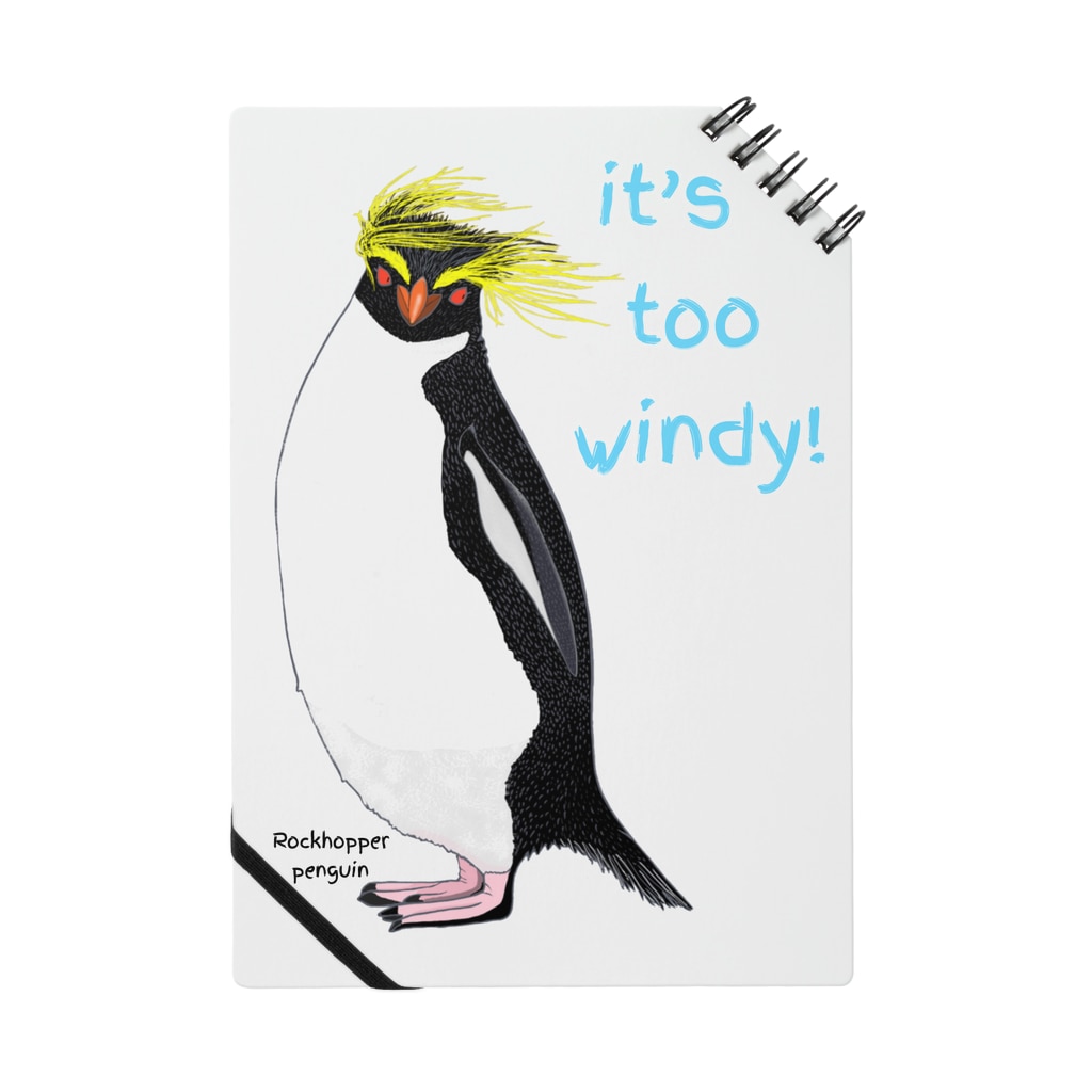 LalaHangeulのRockhopper penguin　(イワトビペンギン) Notebook