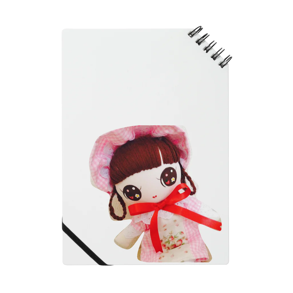 布人形工房 Tulipdoll(SUZURI支店)の文化人形 いちご姫 Notebook