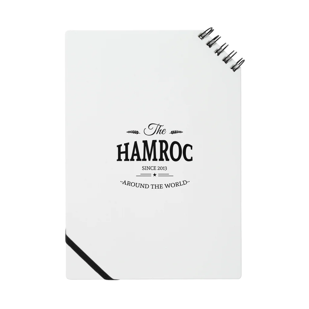 HAMROC de STORAGEのHAMROC ロゴ (黒) ノート