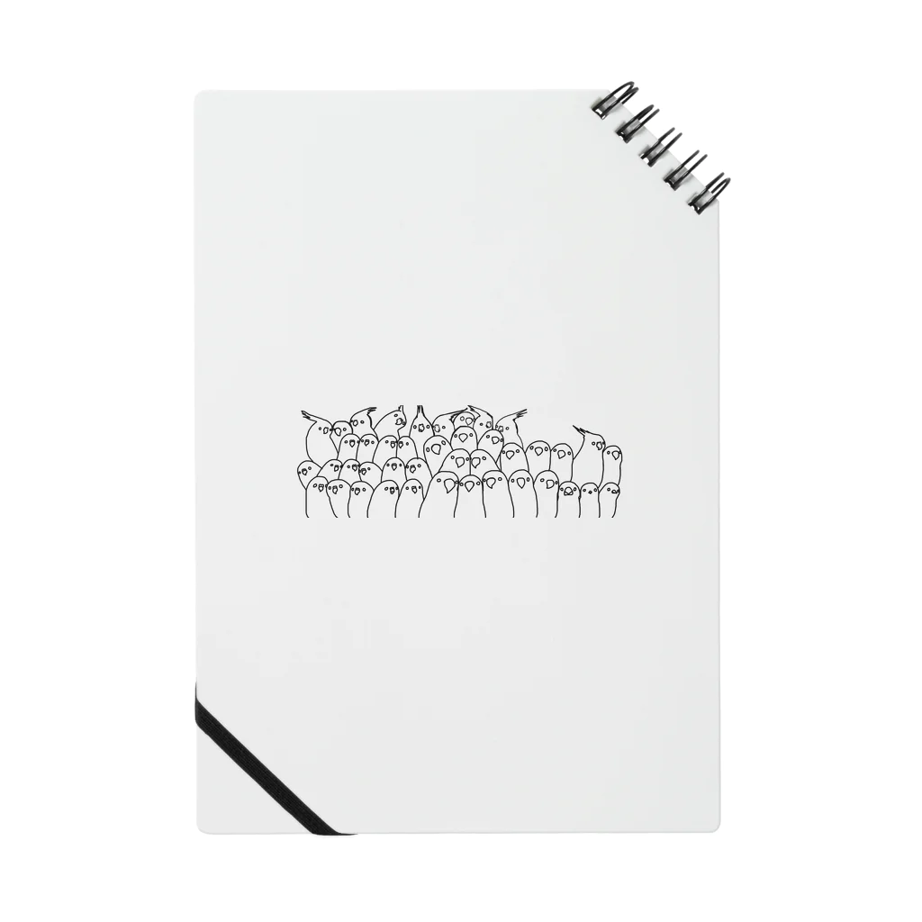 鳥の巣のインコさん大集合(❛ʚ❛ ) Notebook