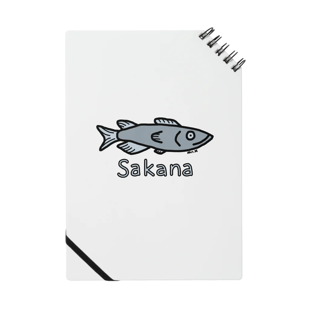 MrKShirtsのSakana (魚) 色デザイン ノート