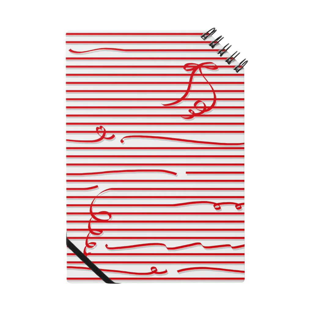 dizzyのRed Stripes Notebook