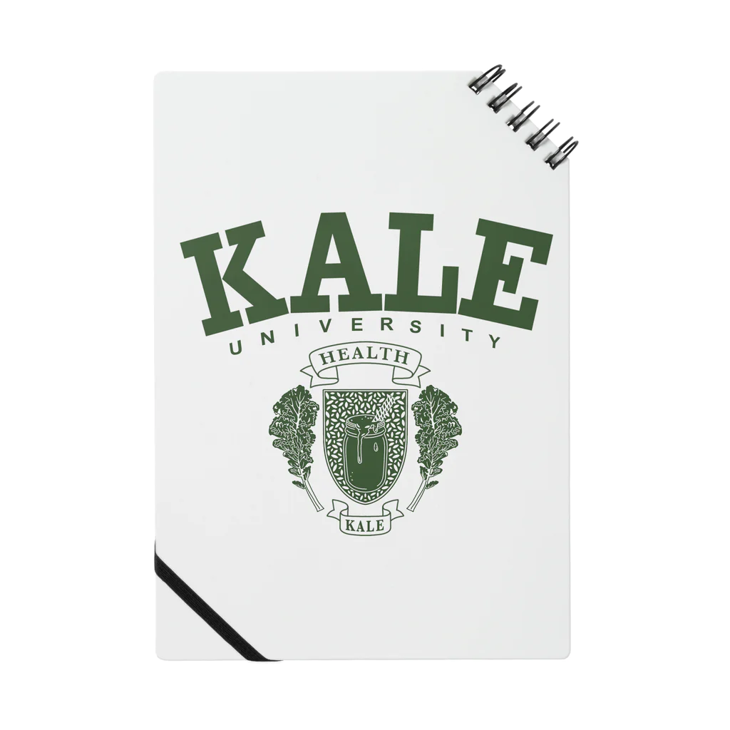 コノデザインのKALE University カレッジロゴ  ノート