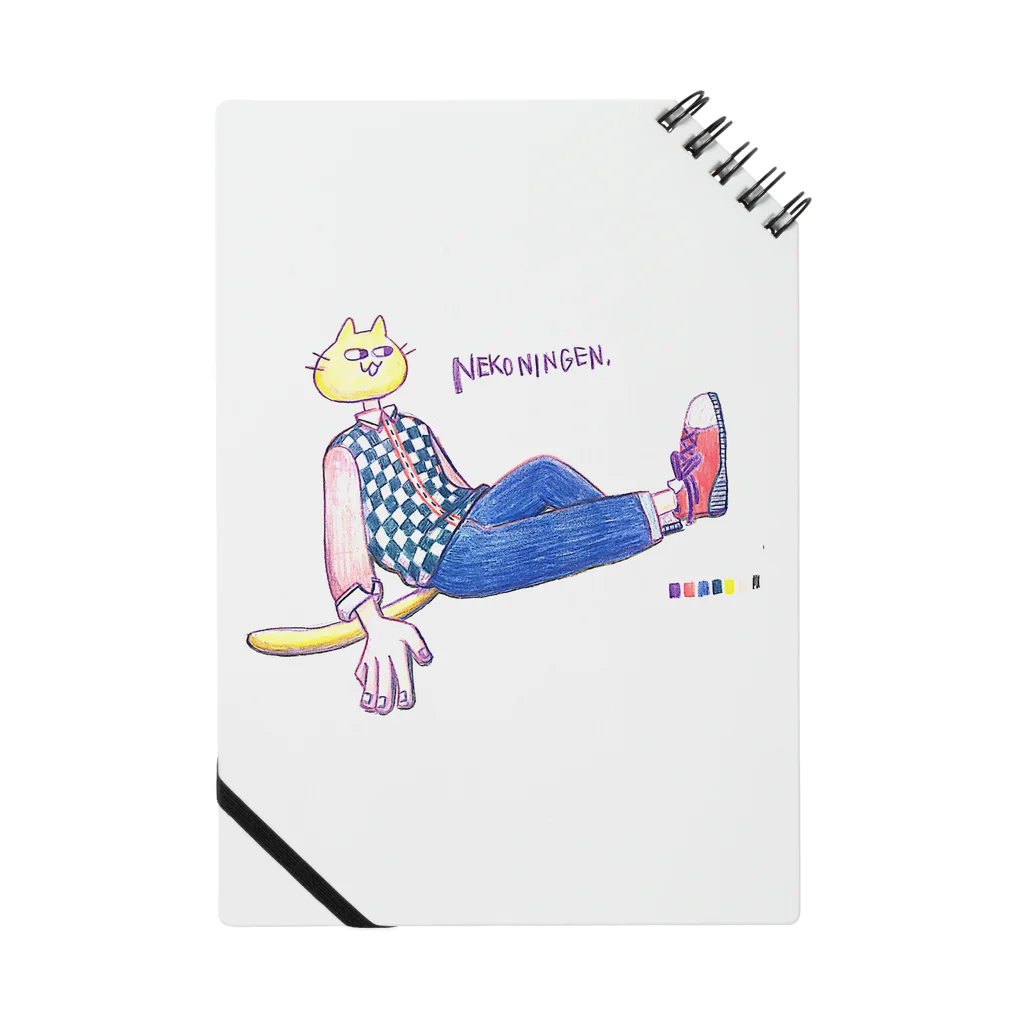 ちぴのNEKO NINGEN(色鉛筆) Notebook