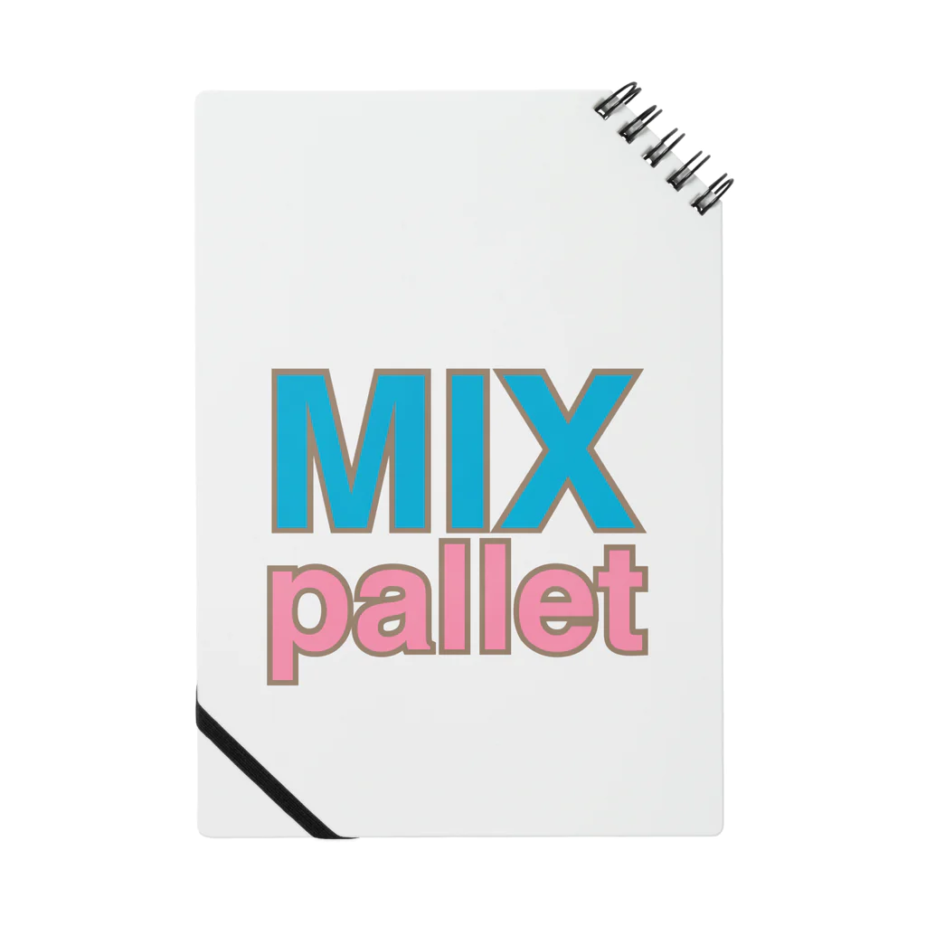 Mix pallet りょうのMIX pallet 水色×ピンク Notebook