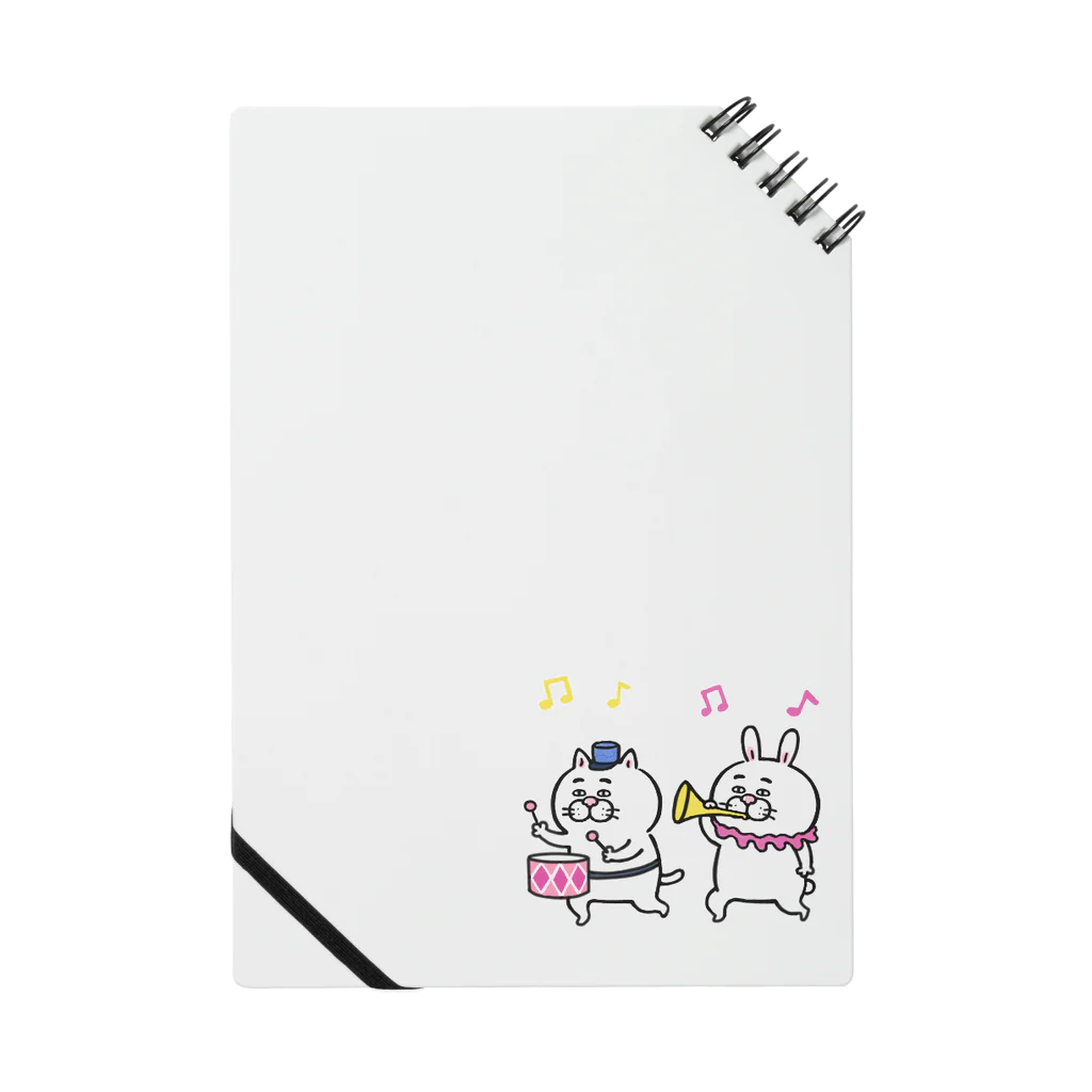 目つきの悪い猫＠いけやけいの音楽隊にゃんこ Notebook