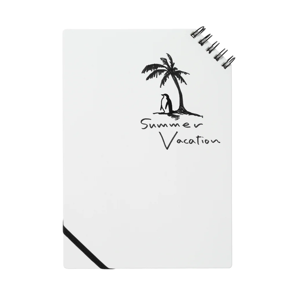 雑貨屋ペパロニのサマーバケーション　summer vacation ペンギンの夏休み Notebook