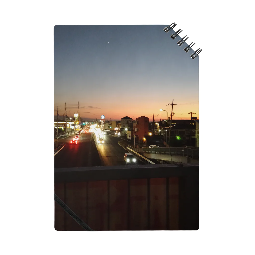 ナチュラルフラワーの夕暮れどき Notebook