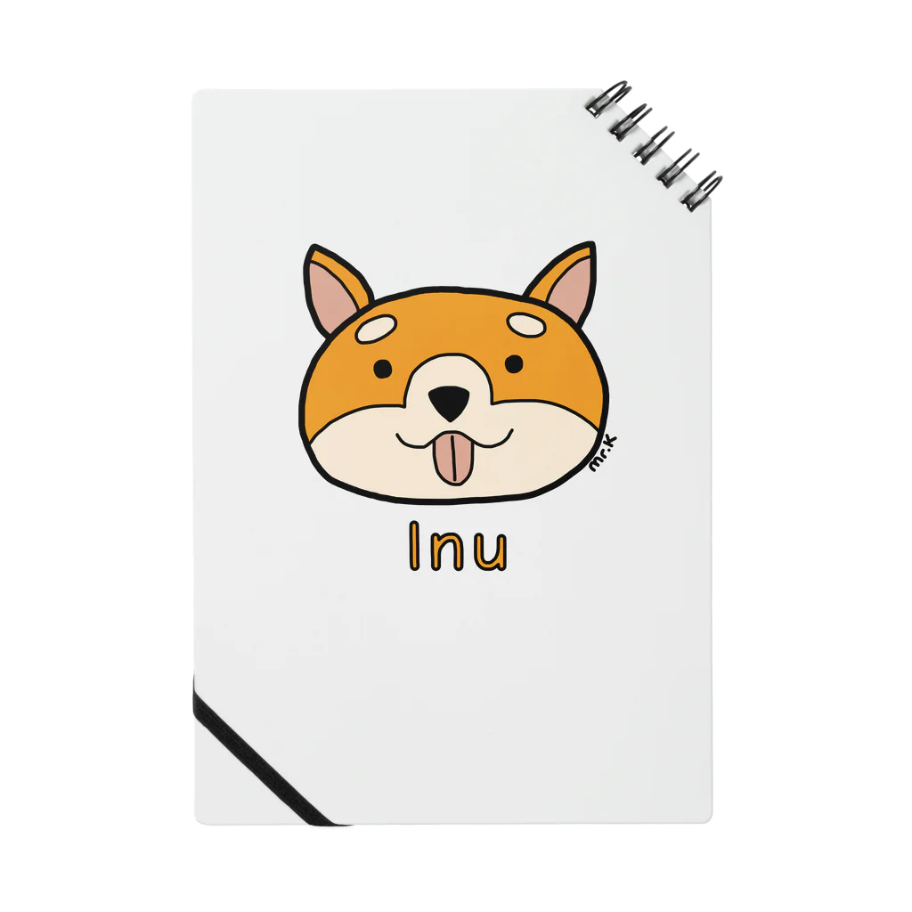 MrKShirtsのInu (犬) 色デザイン Notebook