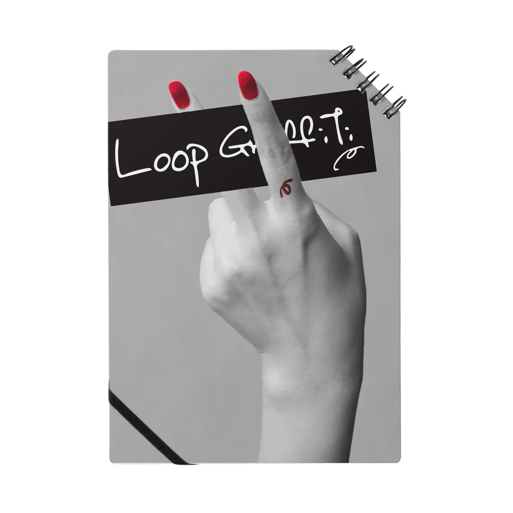 Loop GraffitiのRED NAIL Notebook