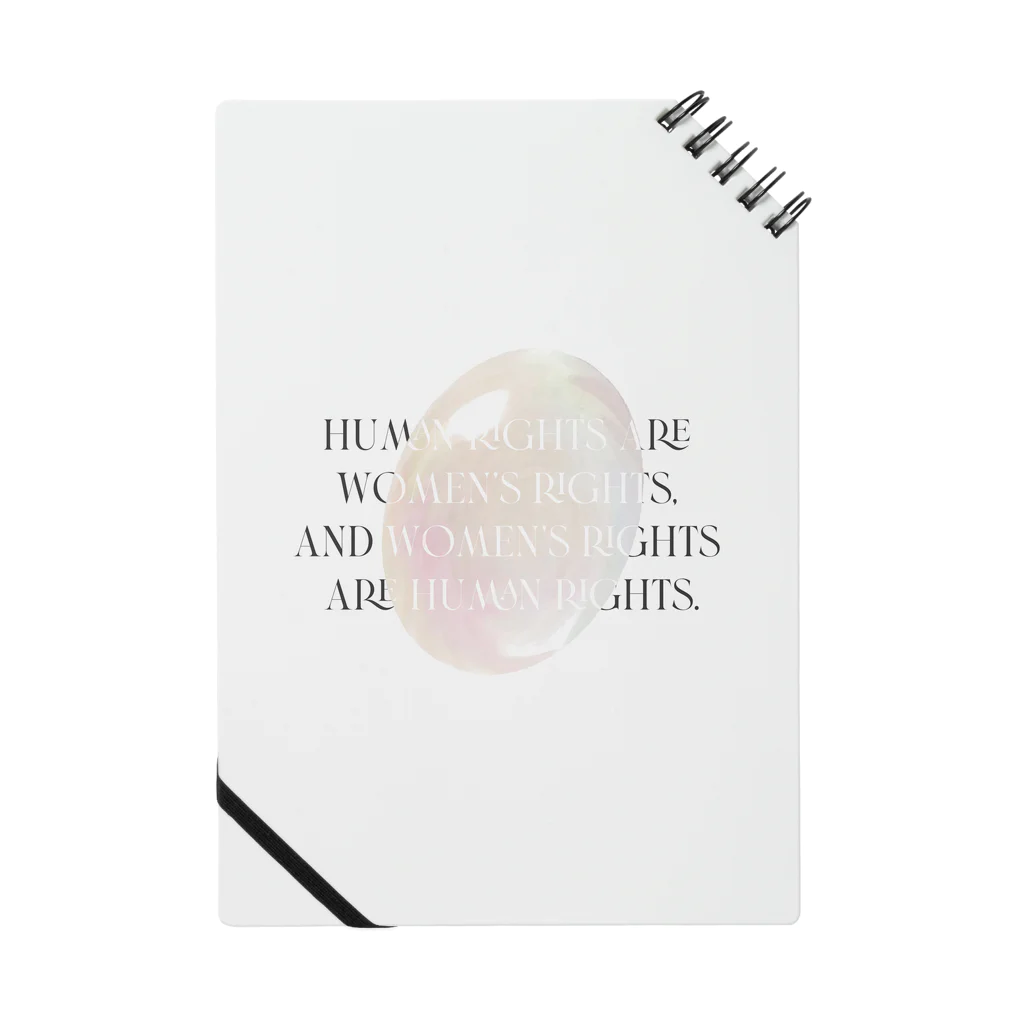MONETのHUMAN RIGHTS ARE WOMEN RIGHTS , Notebook