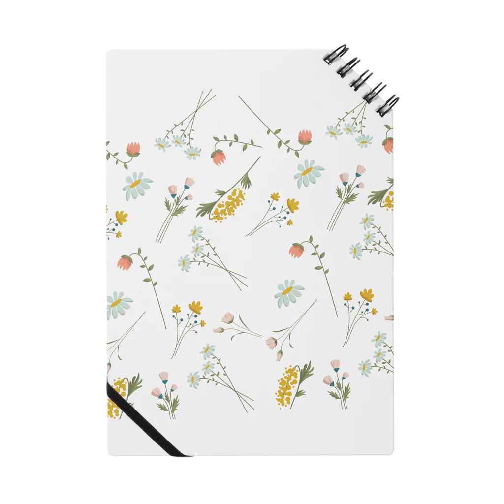 orange_honeyの花柄5 Notebook