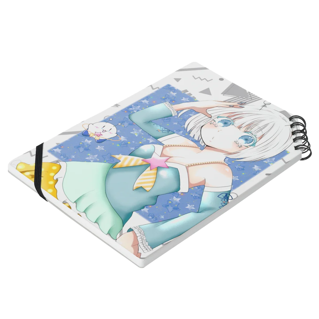 宇チュウ∅Store✩.*の宇チュウ∅Girl Notebook :placed flat