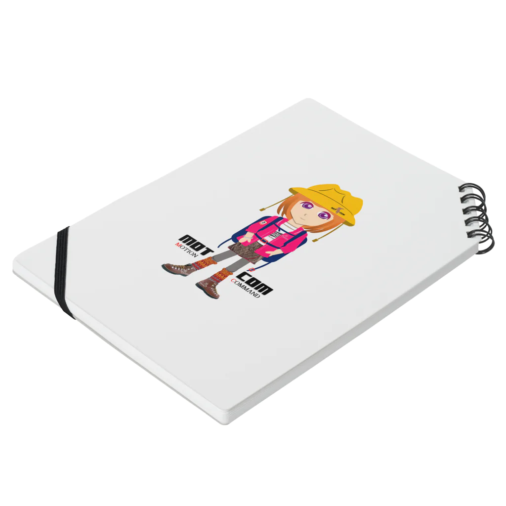 MOTCOM Winkel+の「山ガール」Mountaingirls Notebook :placed flat