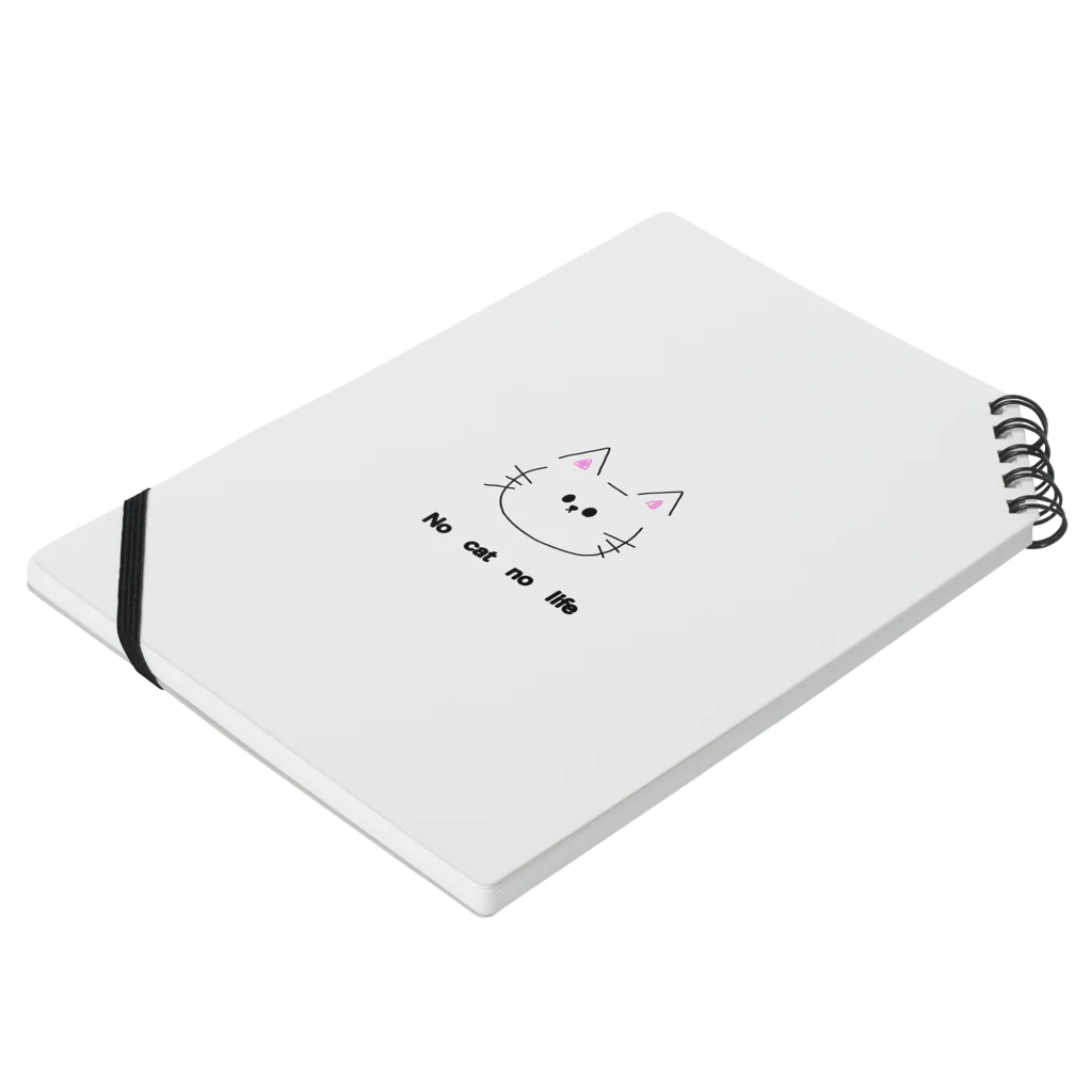 zono5のNo cat no life Notebook :placed flat