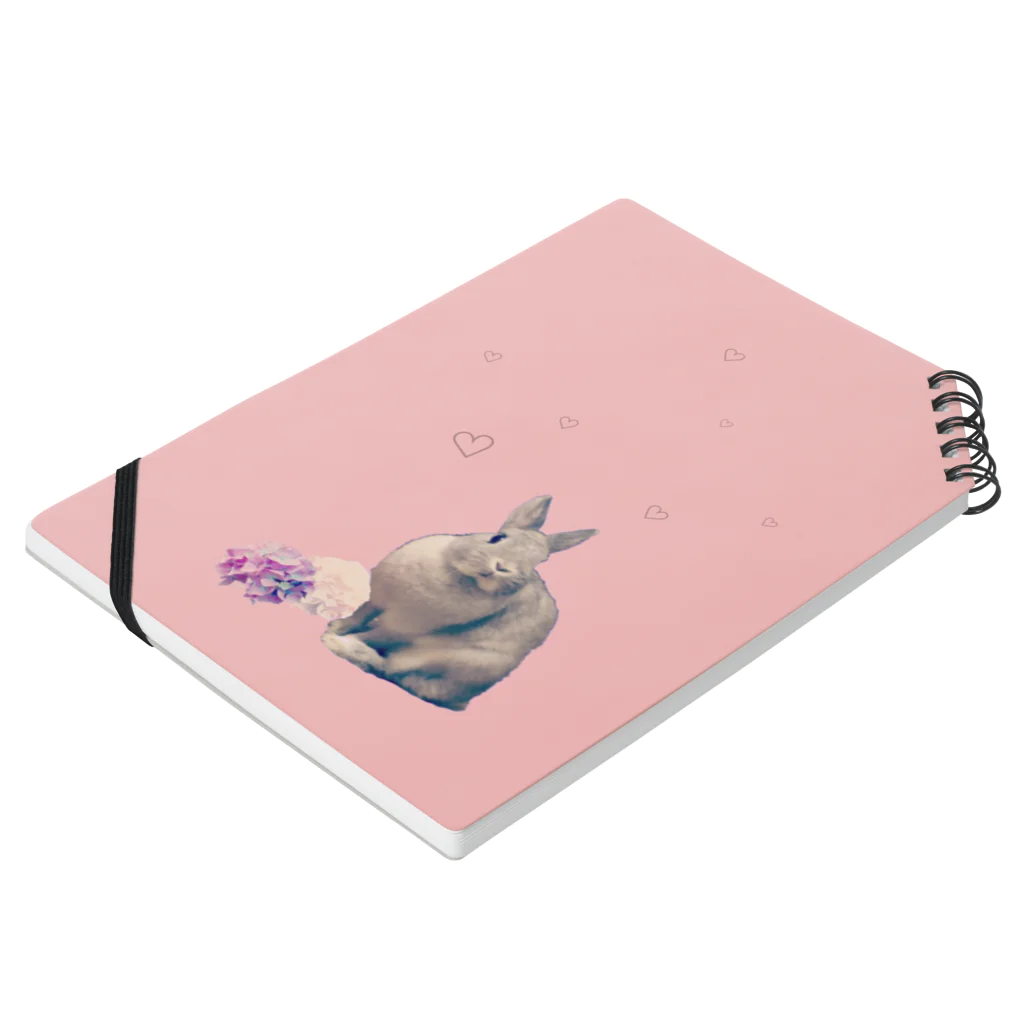 minirisa14のうさぎのミニー ピンク Notebook :placed flat