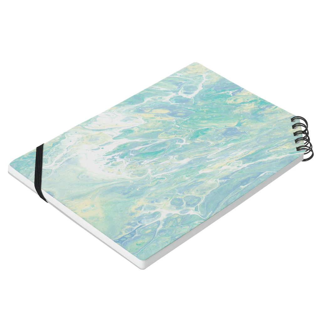 天宮エリカのフルイド ブルー Notebook :placed flat