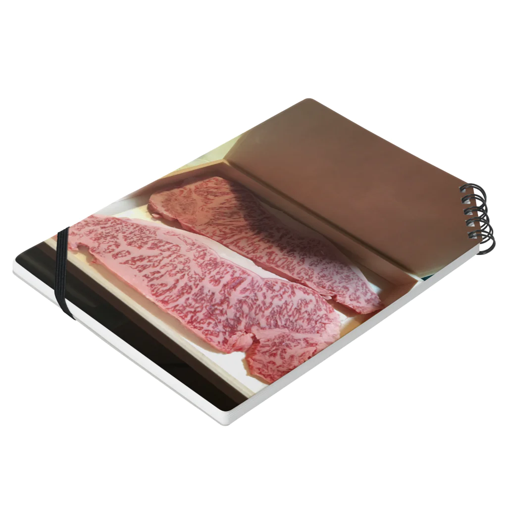 BiryuWorksの肉！ Notebook :placed flat