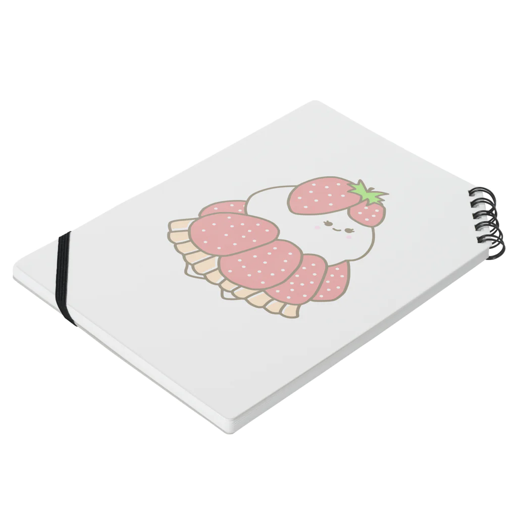 さきまるらんどのいちごタルトのタルトちゃん🍓 Notebook :placed flat