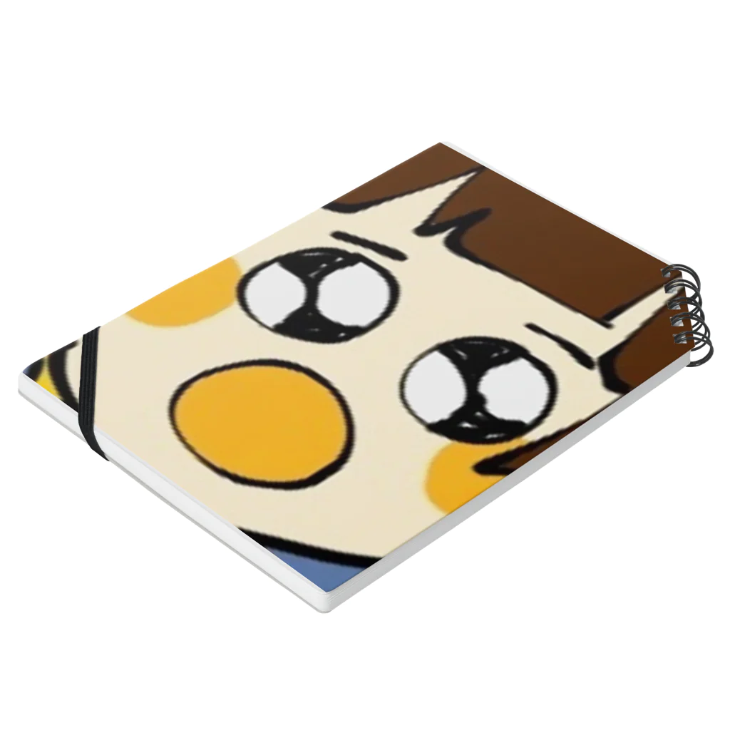 もみじまるのガチ恋距離もみじまる Notebook :placed flat
