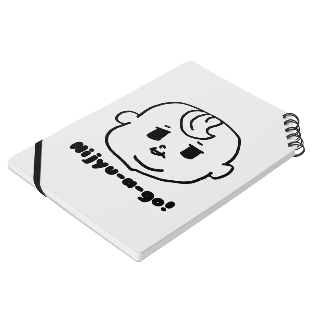 LLP-babyのNijyu-a -go! 薄毛boy Notebook :placed flat