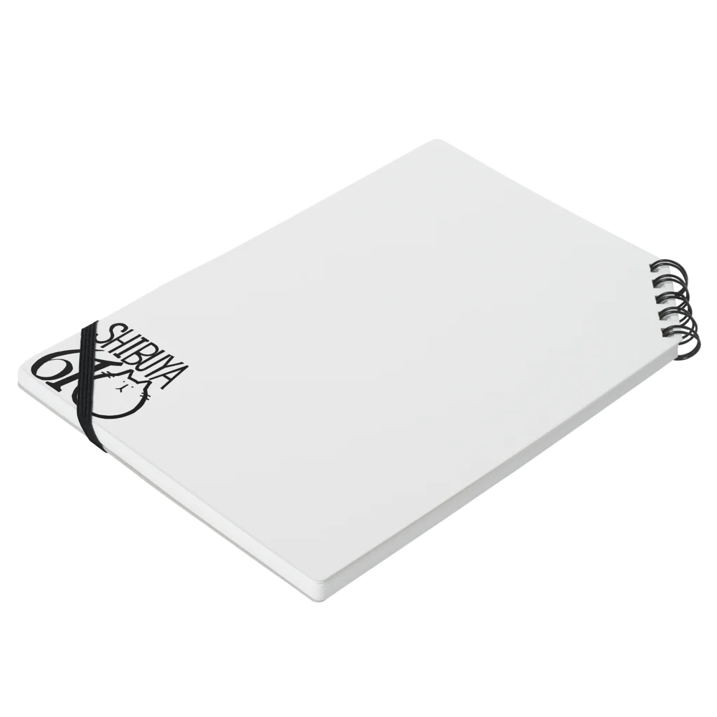 しぶや610のゴムがロゴにかぶってる Notebook :placed flat