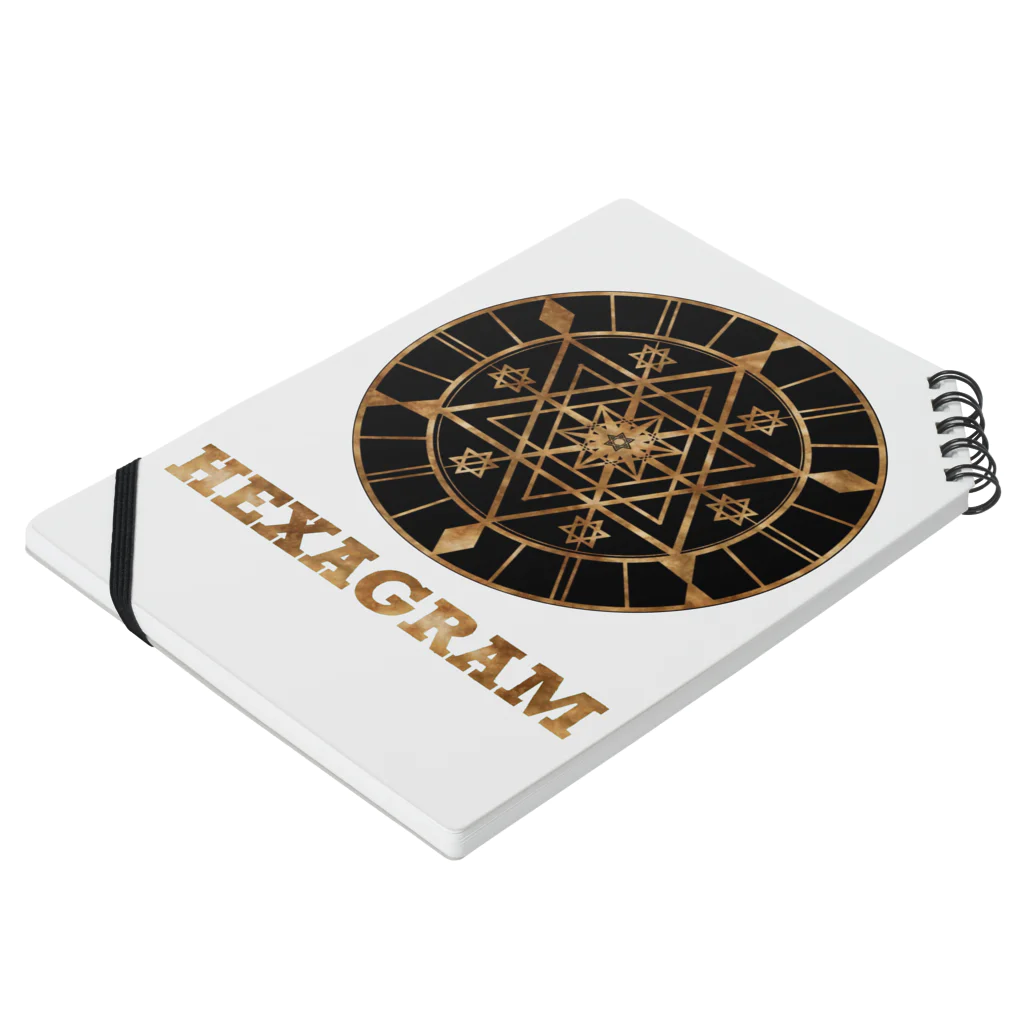 薈.collectionのHexagram ノートの平置き