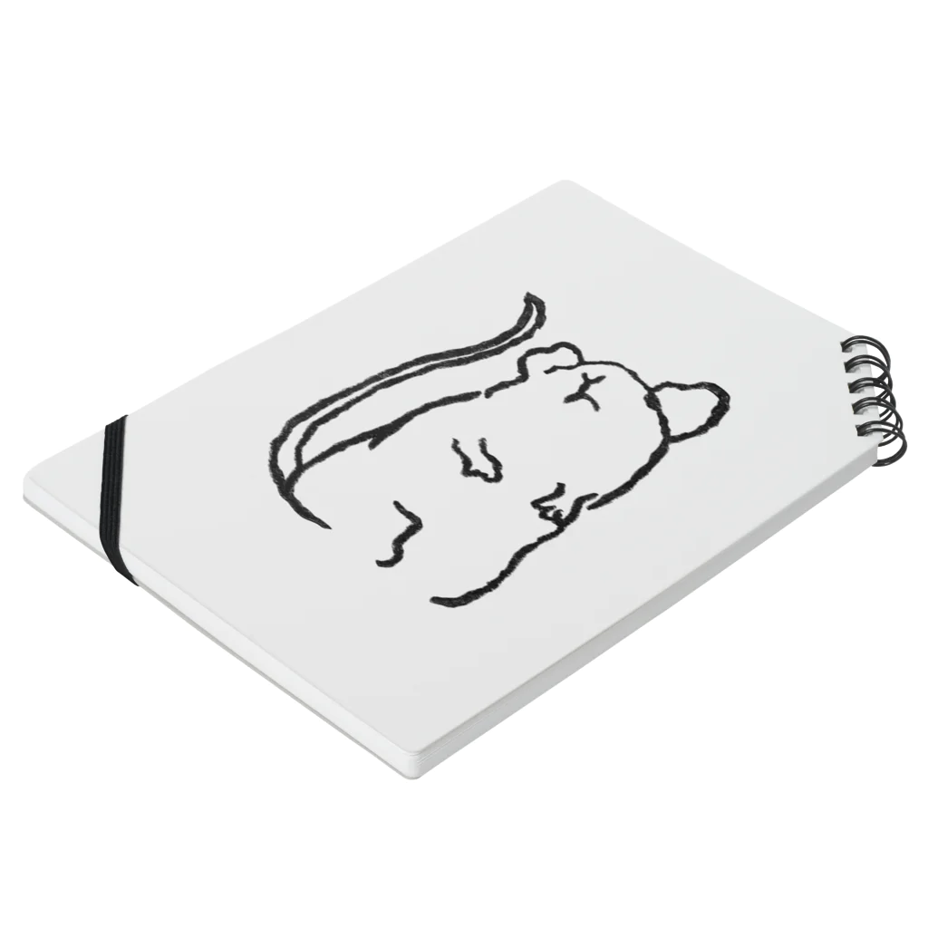はんこや　のののファンシーマウス Notebook :placed flat