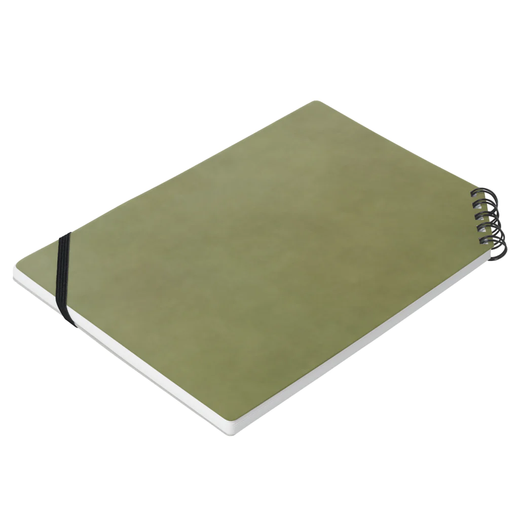 kiki25のモスグリーン Notebook :placed flat