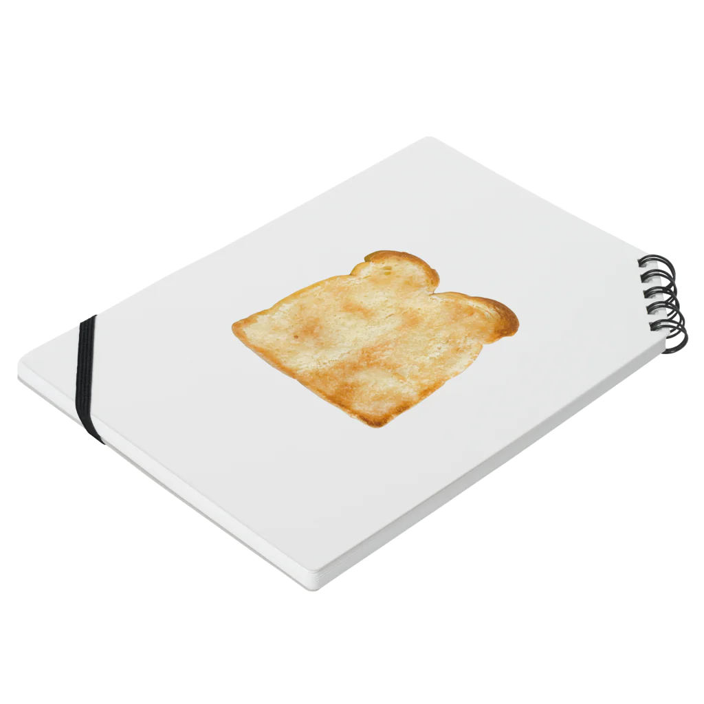 n_の食パン(シュガートースト) ノートの平置き