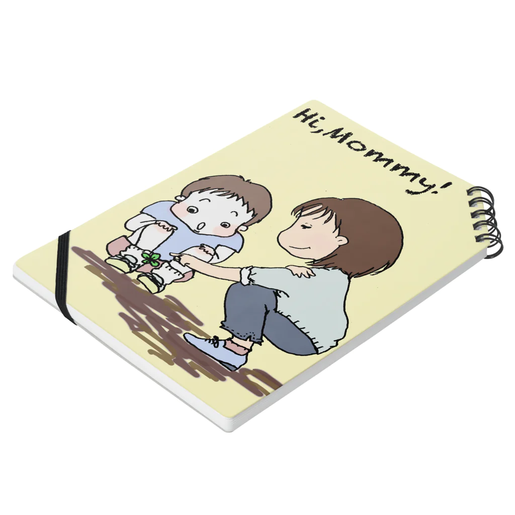 Mie_mieのマミー&ベイビー　mommy編 Notebook :placed flat