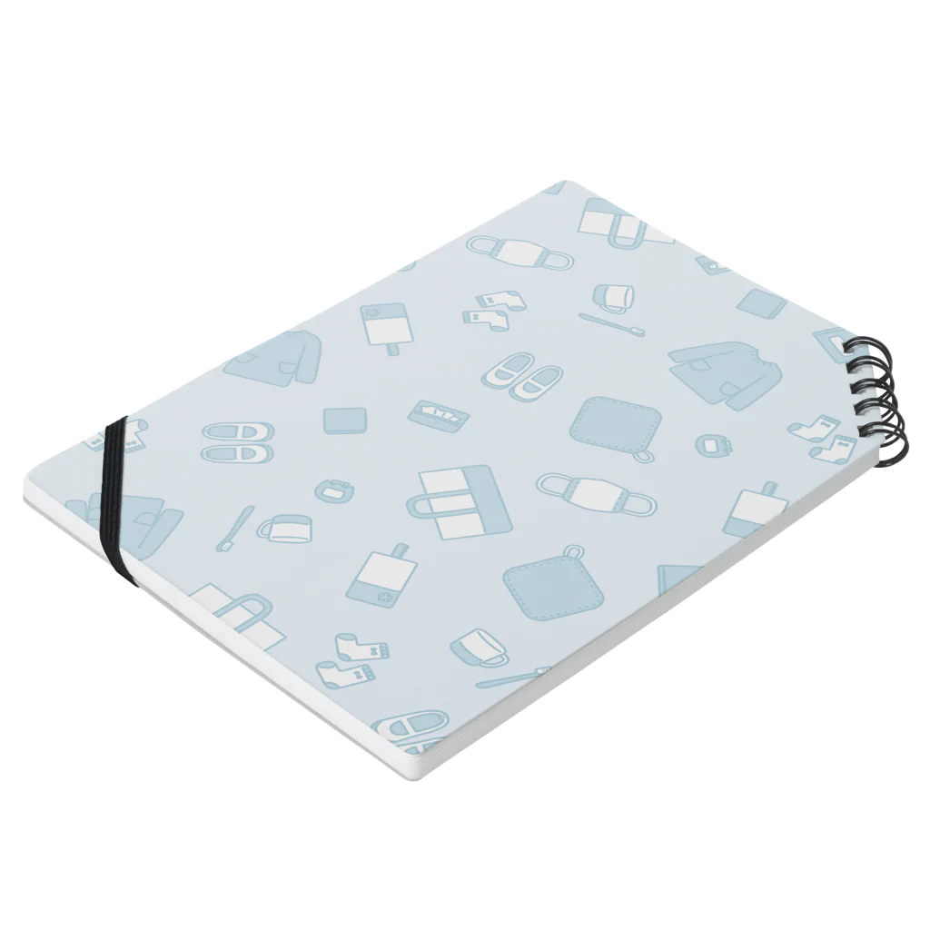 hikari_graphicsの園の生活　BLUE Notebook :placed flat