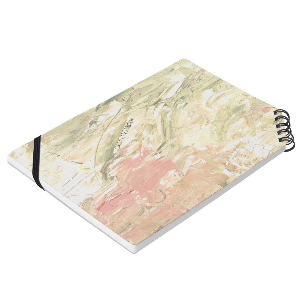 WORLD1グッズショップの【ebisu】Pink Notebook :placed flat