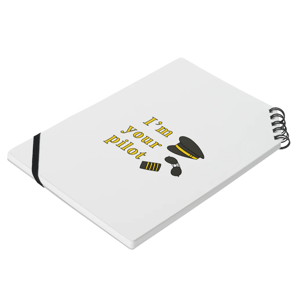Kana design laboのI'm your pilot Notebook :placed flat