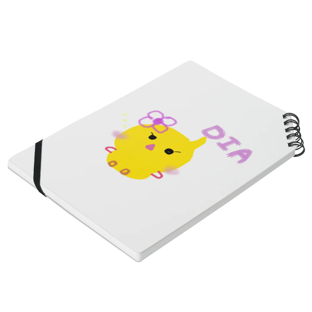 RdCaliinのひよこたん go for Dia Notebook :placed flat