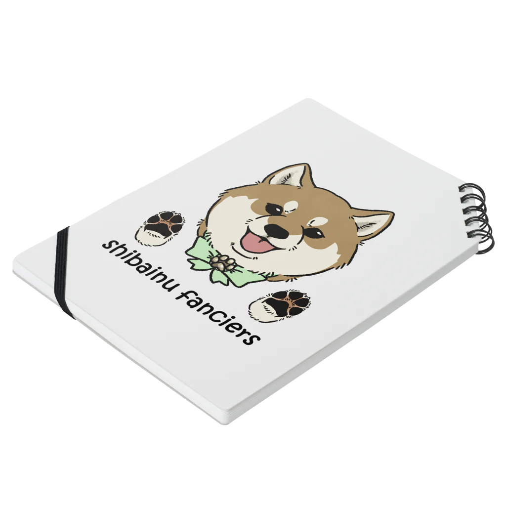 豆つぶのshiba-inu fanciers(赤柴) Notebook :placed flat