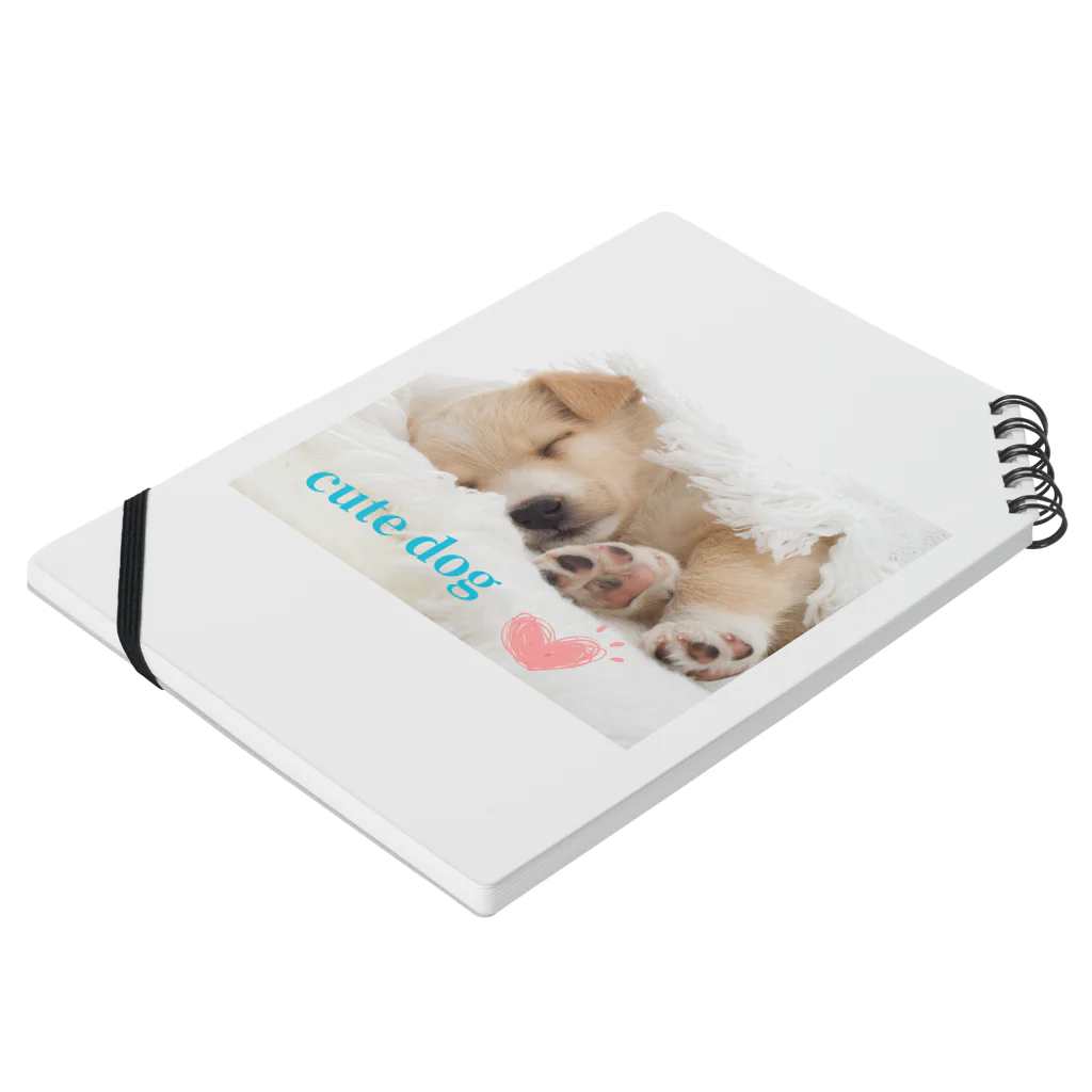 さくらのcute dog Notebook :placed flat