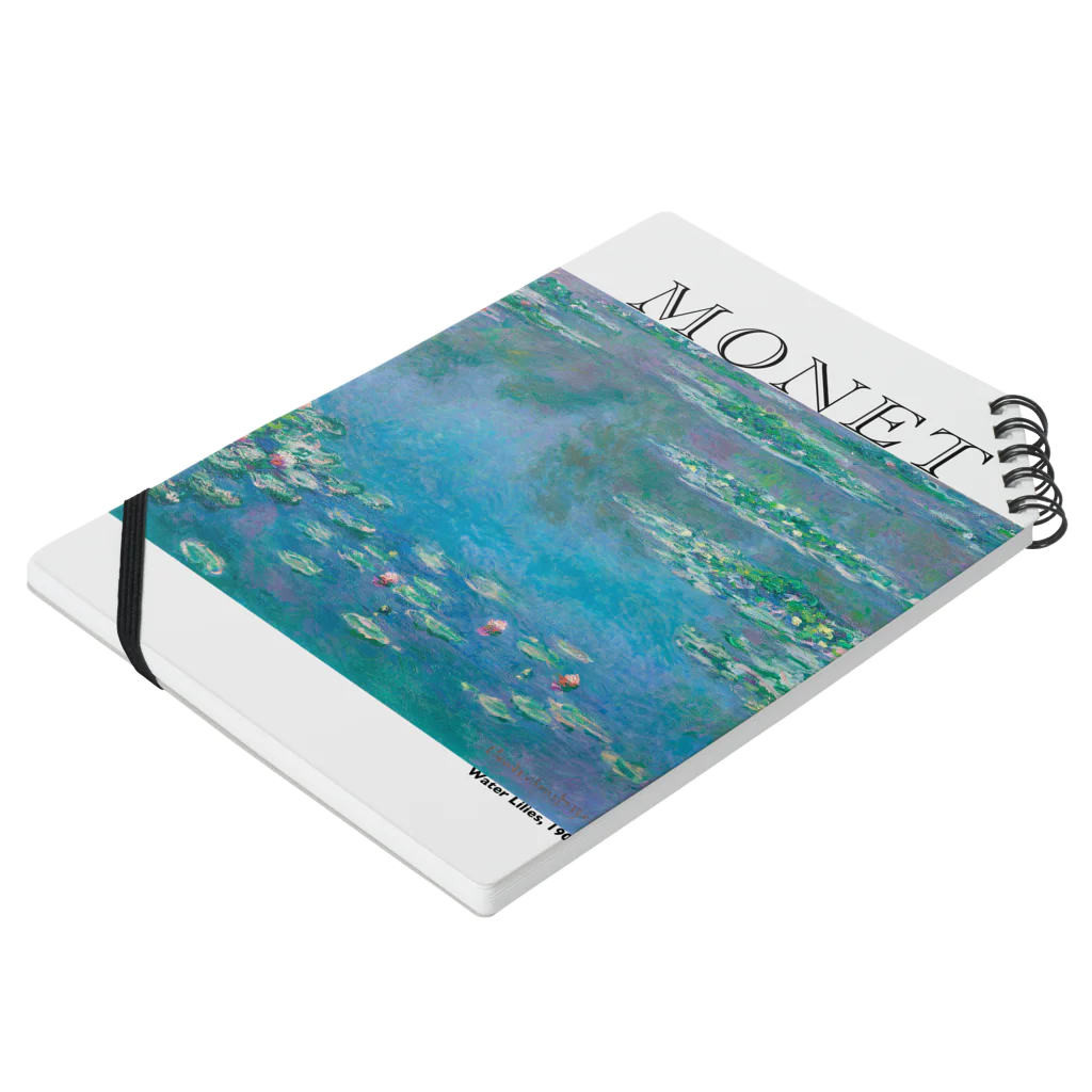 MUGEN ARTのモネ　睡蓮　Claude Monet / Water Lilies Notebook :placed flat